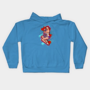 Pin up heart Kids Hoodie